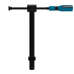 Morsetto a vite angolo 90° GPPH 330x175mm per bloccaggio tubi in verticale, fori 16mm
