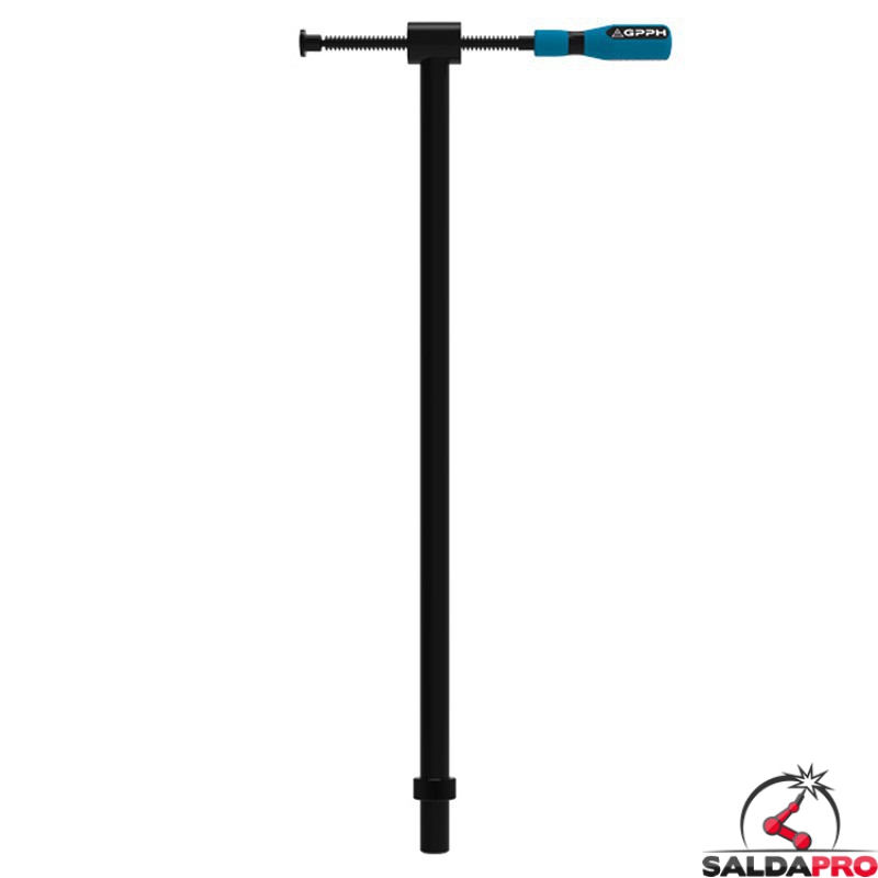 Morsetto a vite angolo 90° GPPH 800x175mm per bloccaggio tubi in verticale, fori 16mm Morsetto a vite angolo 90° GPPH 800x175mm per bloccaggio tubi in verticale, fori 16mm