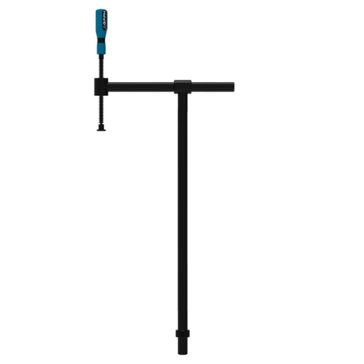 Morsetto a vite angolo 180° GPPH 800x445mm per bloccaggio tubi orizzontali, fori 28mm
