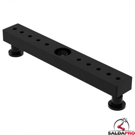 Barra di pressione per morsetti a vite GPPH 255mm tavoli saldatura fori 16-28mm