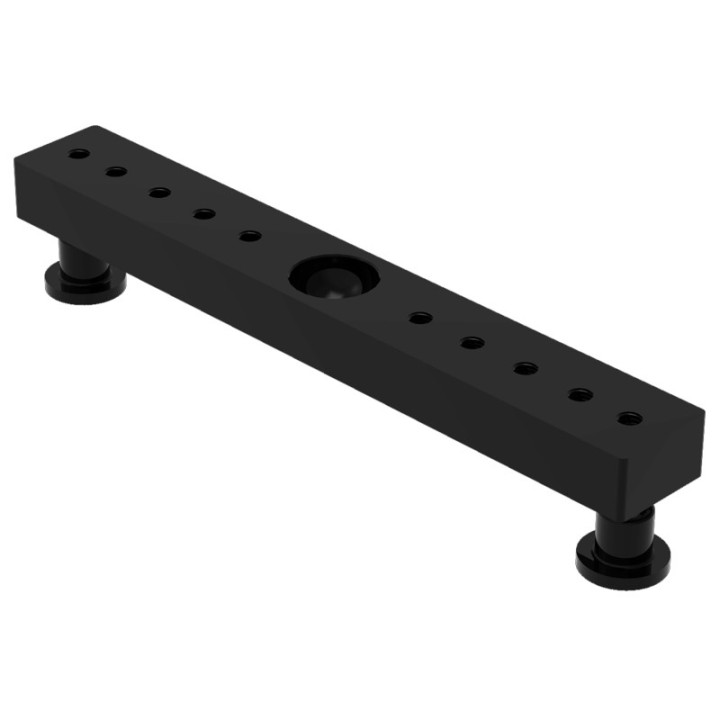 Barra di pressione per morsetti a vite GPPH 255mm tavoli saldatura fori 16-28mm