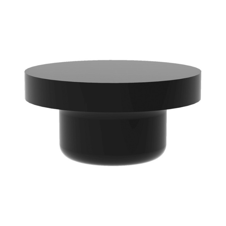 Tappo di pressione piatto GPPH per morsetti a vite per tubi, fori 16-28 mm