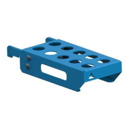 Mensola porta perni di montaggio GPPH taglia S 252x106mm per tavoli saldatura fori 16mm