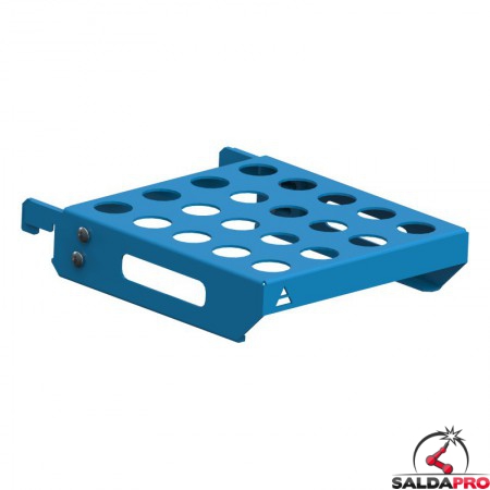 Mensola porta perni di montaggio GPPH taglia M 252x206mm per tavoli saldatura fori 28mm