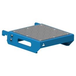 Mensola piana GPPH taglia M 252x206x62mm per tavoli saldatura fori 16mm