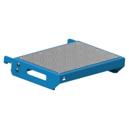 Mensola piana GPPH taglia L 252x306x62mm per tavoli saldatura fori 16mm