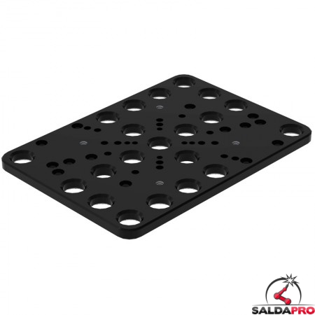 Piastra di montaggio per tubi GPPH 350mm tavoli saldatura fori 28mm