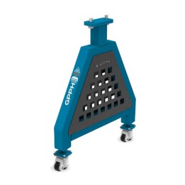 Gamba singola con ruote GPPH Trestle per blocchi di collegamento tavoli saldatura