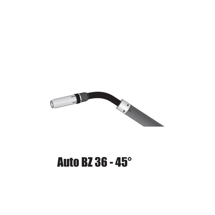 Torcia automatica ERGON BZ 36 - 45 gradi saldatura MIG