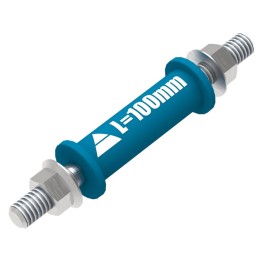 Connettore 100mm GPPH per tavoli da saldatura fori 16mm