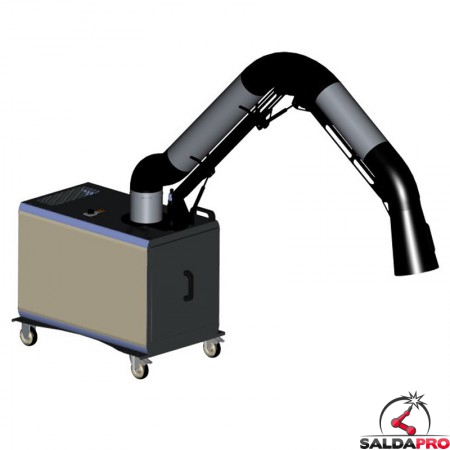Depuratore a tasche carrellato Dalpitech DST 1.3 ad 1 braccio aspirante
