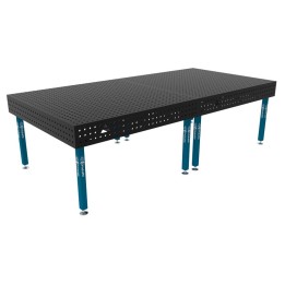 Banco per saldatura SteelEco GPPH 3x1,48mt spessore 8mm, fori 16mm in griglia 50x50mm