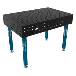 Banco per saldatura SteelEco GPPH 1,2x0,8mt spessore 8mm, fori 16mm in griglia 50x50mm