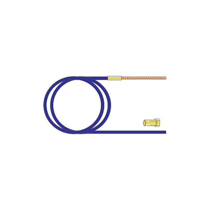 guaina teflon blu 1,5x4,0 ricambio torcia mig mag