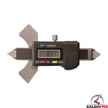 Calibro digitale per controllo cordoni saldatura piani e angolari, campo 0-20mm