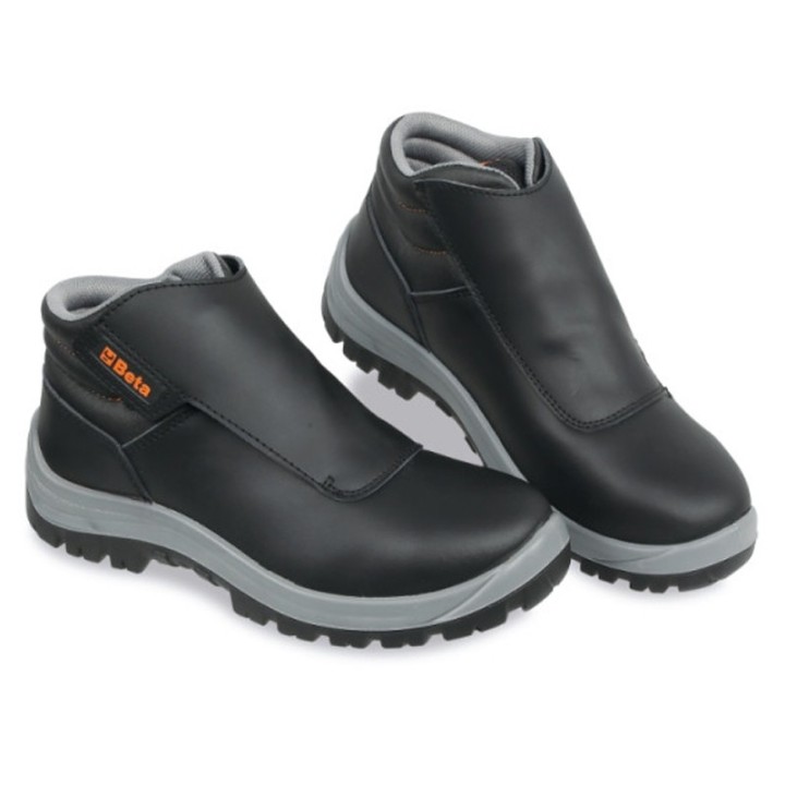 Scarpe antinfortunistiche alte per saldatore Beta 7245NB in pelle idrorepellente (tg.35-48)