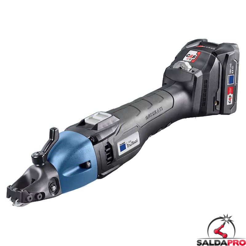 Cesoia a batteria Trumpf TruTool C160 12V con separatore trucioli per taglio lamiera spessore max 1,6mm in Kit