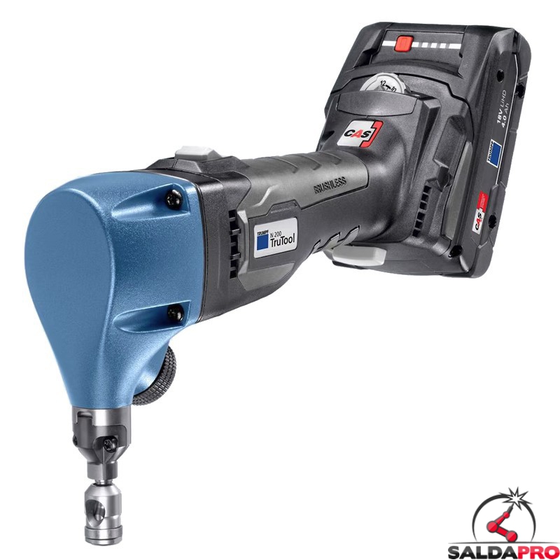 Roditrice a batteria Trumpf TruTool N200 18V per taglio lamiere fino a 2mm in Kit Roditrice a batteria Trumpf TruTool N200 18V per taglio lamiere fino a 2mm in Kit