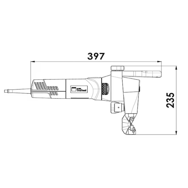 Roditrice elettrica Trumpf TruTool N500 1700W per taglio lamiere, spessore max 5mm