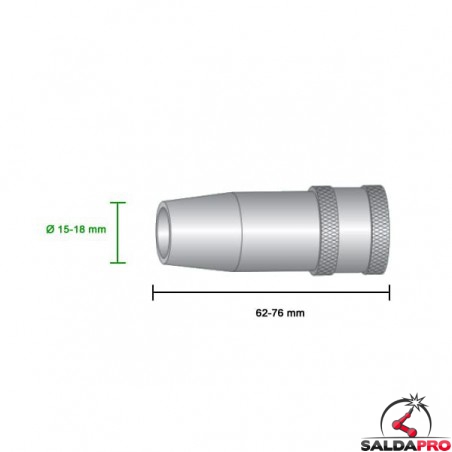 Parti Usura Set MB15 Bocchettone Gas, Getto Bastoni, Ugelli - Foto 8