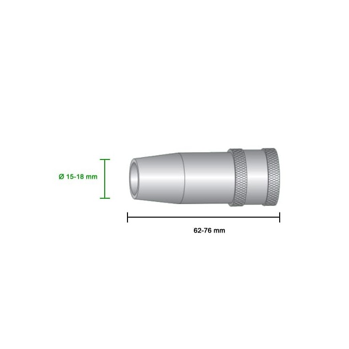 Ugello gas Ø 15-18mm per torce DINSE® - (10pz)