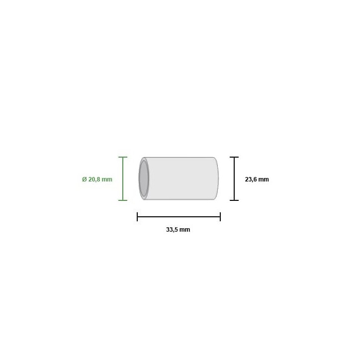 Isolante ugello gas Ø 20,8x23,6x33,5mm per torce DINSE® - (10pz)