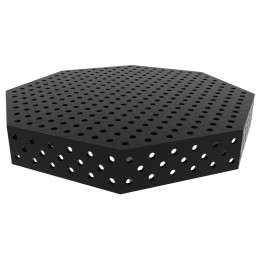 Tavolo saldatura ottagonale GPPH SteelPlus OCT 1,4x1,4mt spessore 12mm, fori 16mm su griglia diagonale