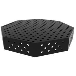 Tavolo saldatura ottagonale GPPH SteelMax OCT 1,2x1,2mt spessore 15mm, fori 28mm su griglia diagonale