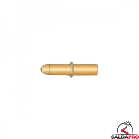 Punte guidafilo con anellino CuCrZr 8x45 Ø0,8-1,6 per torce DINSE - (10pz)