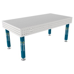 Tavolo per saldatura SteelPlus INOX GPPH 2x1mt spessore 12mm, fori 16mm griglia 50x50mm