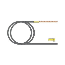 guaina teflon carbonio 2,0x4,0 con guainetta cu ricambio saldatura mig