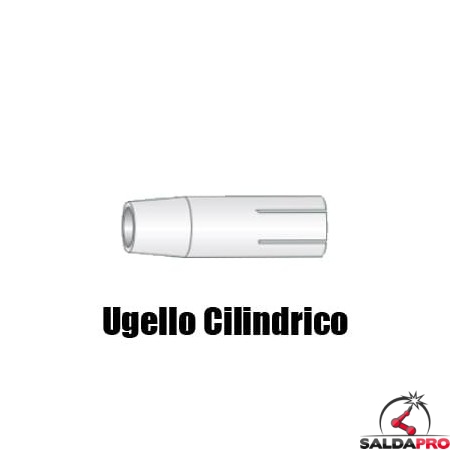 Ugello gas cilindrico Ø 17mm e L62,5mm per torce FRONIUS® - (10pz)