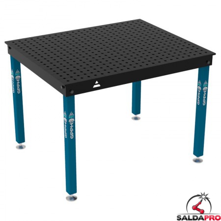 Tavolo per saldatura Basic GPPH 1,2x1mt spessore 12mm, fori 16mm griglia 50x50mm