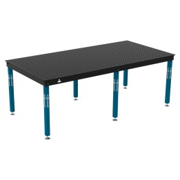 Tavolo per saldatura Basic GPPH 2,4x1,2mt spessore 12mm, fori 16mm griglia 50x50mm