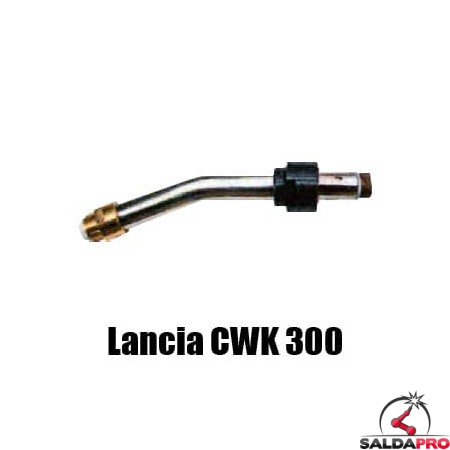 Lancia CWK300 22°-45° con manicotto del gas per saldatura MIG