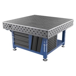 Stazione saldatura WeldStation SteelExpert GPPH 1,5x1,48mt spessore 25mm, fori 28mm griglia 100x100mm