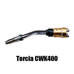 Torcia completa CWK400 22°-45° per saldatura MIG