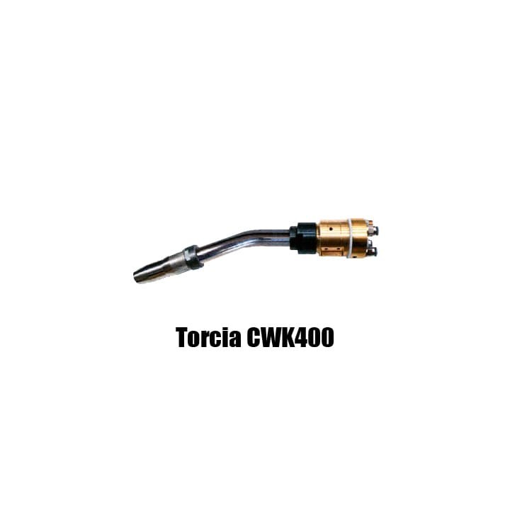 Torcia completa CWK400 22°-45° per saldatura MIG