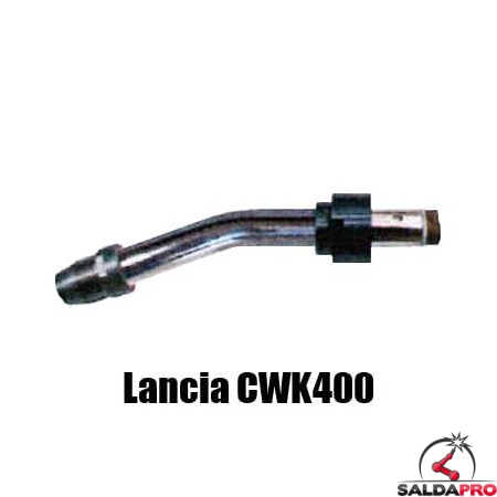 Lancia CWK400 22°-45° con manicotto del gas per saldatura MIG