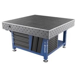 Stazione saldatura WeldStation SteelMax GPPH 1,5x1,48mt spessore 15mm, fori 16mm griglia 50x50mm