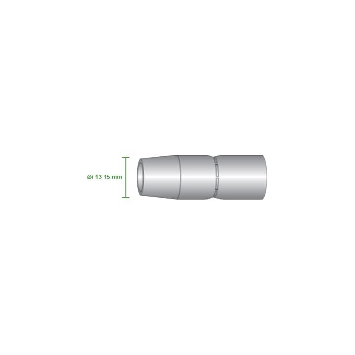 Ugello gas isolato Øi 13-15 STD per torcia AWK 350 - (10pz)