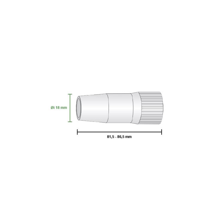 Ugello gas Øi 18-18 STD per torcia CWK 600 - (5pz)