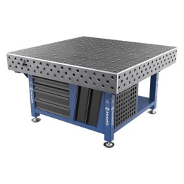 Stazione saldatura WeldStation SteelPlus GPPH 1,5x1,48mt spessore 12mm, fori 28mm griglia 100x100mm