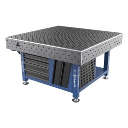 Stazione saldatura WeldStation SteelPlus GPPH 1,5x1,48mt spessore 12mm, fori 16mm griglia 50x50mm