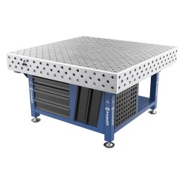 Stazione saldatura WeldStation SteelMax INOX GPPH 1,5x1,48mt spessore 15mm, fori 28mm griglia diagonale