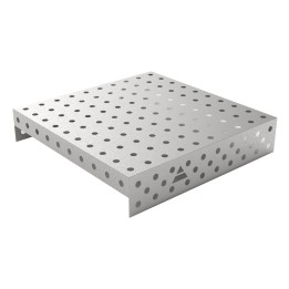 Copertura in acciaio inox GPPH 1x1mt per tavoli saldatura fori 28mm griglia 100x100mm