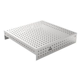 Copertura in acciaio inox GPPH 1x1mt per tavoli saldatura fori 16mm griglia 50x50mm