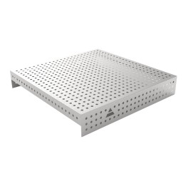Copertura in acciaio inox GPPH 1,2x1,2mt per tavoli saldatura fori 16mm griglia 50x50mm