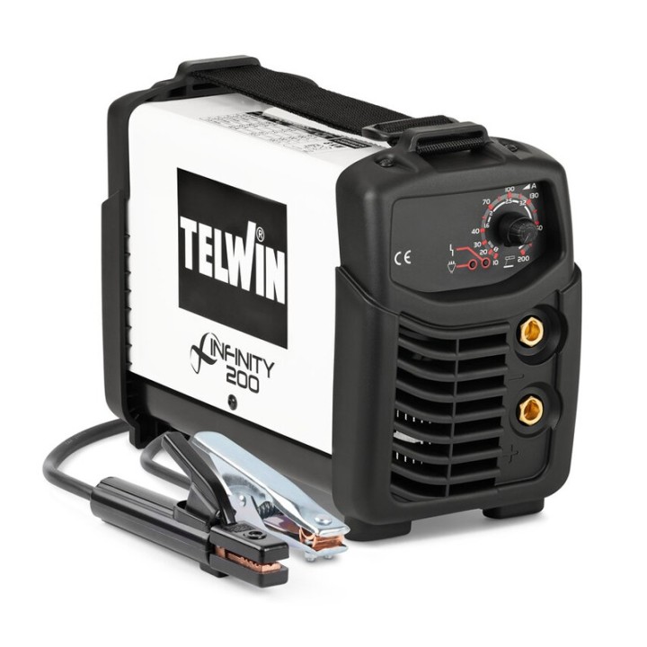 Saldatrice inverter ad elettrodo Telwin Infinity 200 230V saldatura MMA/TIG, 200A