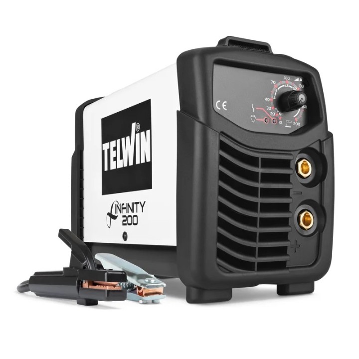Saldatrice inverter ad elettrodo Telwin Infinity 200 230V saldatura MMA/TIG, 200A
